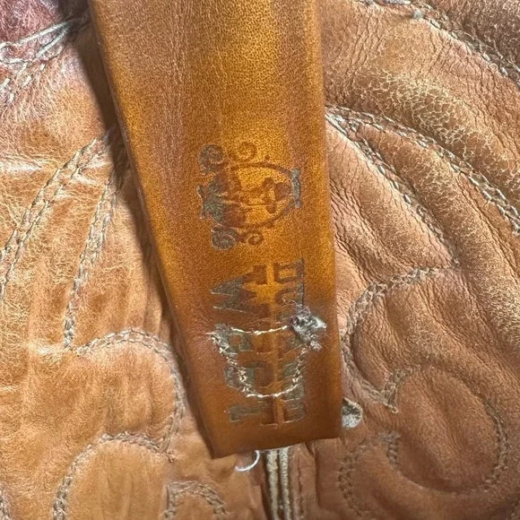 Durango Cowboy Boots Leather Brown Vintage Men’s 8 1/2 D (10.5 Women’s) 60s-70s - Picture 7 of 13